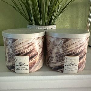 NEW BBW X2 COZY SATURDAY NIGHT CANDLE BUNDLE